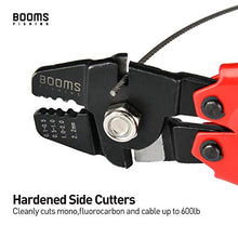 Booms Fishing Heavy-Duty Hand Crimper has Hardened Steel Jaws with 4 Crimping Positions and 2 Hardended Steel Side Cutter