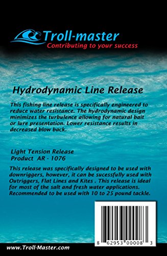 TrollMaster Hydrodynamic Fishing Line Release - Light Tension