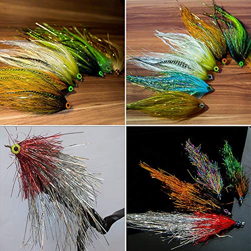 XFISHMAN Fly Tying Materials 12 Colors Krystal Flash Holographic