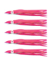 BLUEWING Trolling Squid Skirt 5pcs Octopus Squid Skirts Squid Lure for Freshwater and Saltwater Fishing, Size 2in