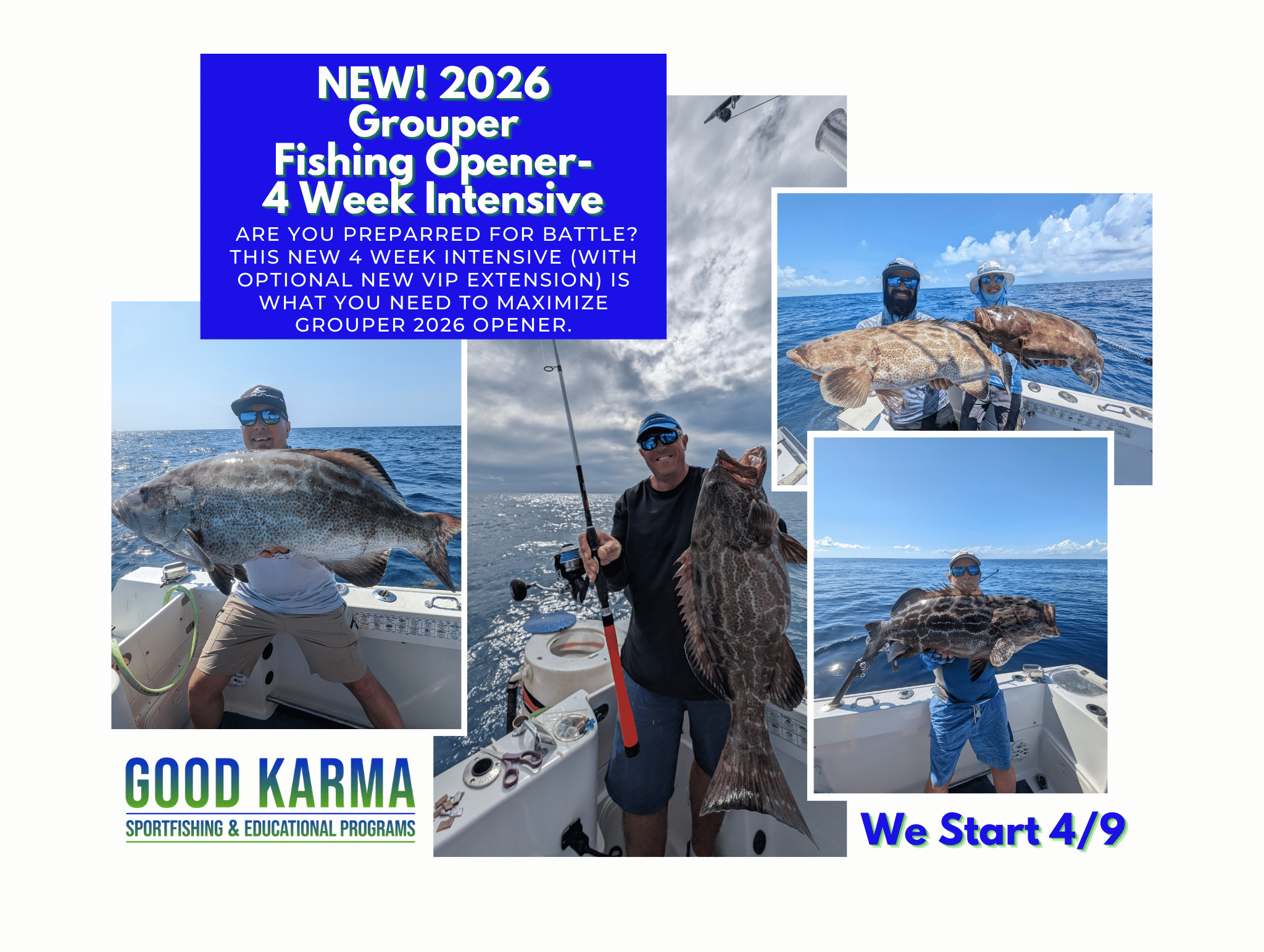 best grip for grouper fishing pole Grouper Fishing Opener 2026-New Tactics – Good Karma Fishing Tackle