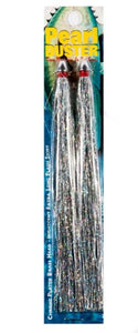 Boone Duster Lure (Pack of 2), Silver/Mylar, 6 3/4-Inch