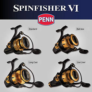 6 inch u-need-a fishing reel Penn 1481262 Spinfisher VI Spinning Saltwater Reel, 4500 Reel Size, 6. – Good Karma Fishing Tackle