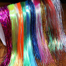 XFISHMAN Fly Tying Materials 12 Colors Krystal Flash Holographic Ripple Flashabou Flies Fishing Lure Making Supplies (3-Holographic Flashabou Set C)