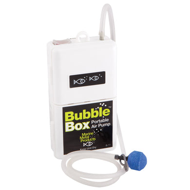 Marine Metal Aerater Bubble Box 1.5V-Bridge Fishing Keep Shrimp, Pin Fish and Crabs Alive