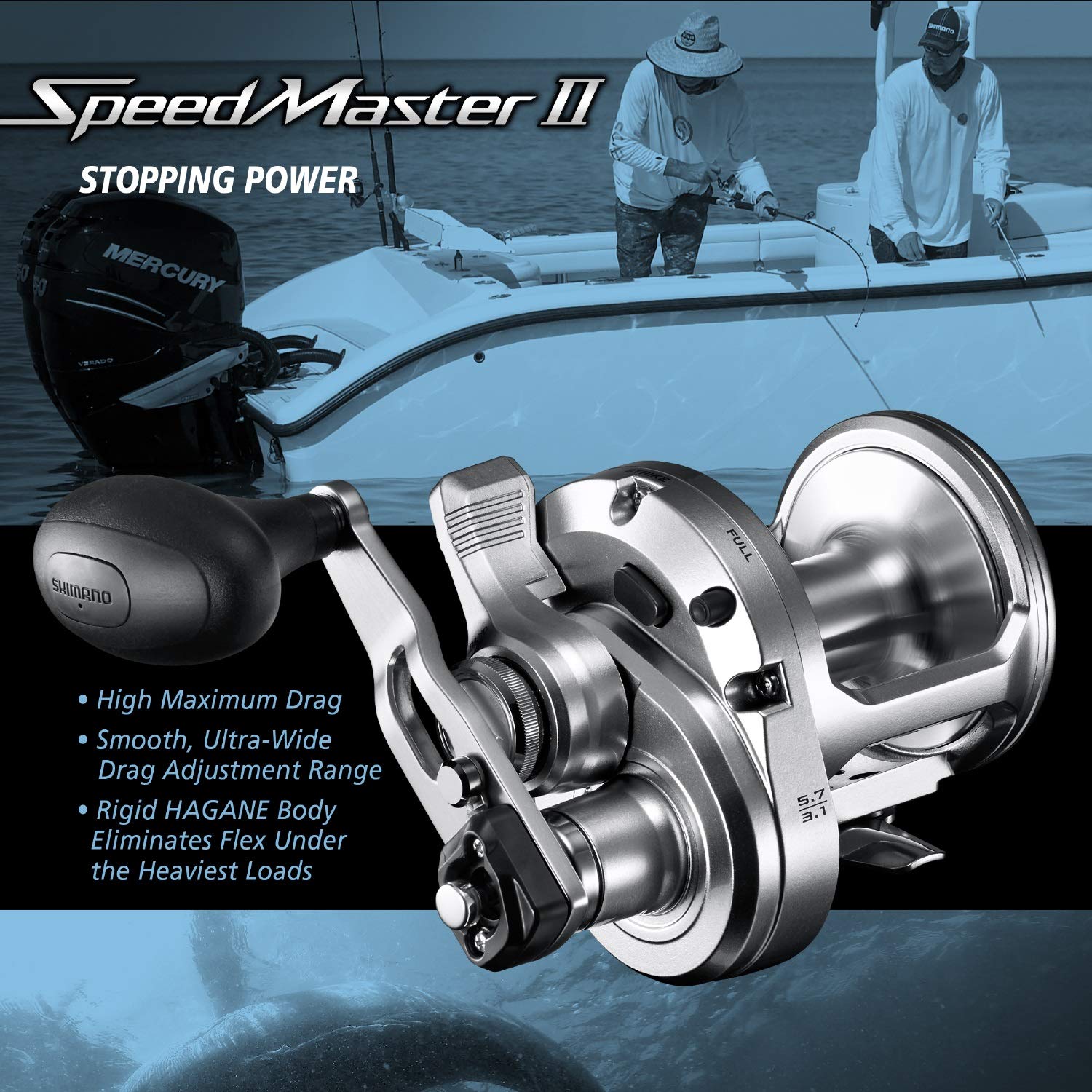 SHIMANO SpeedMaster 2 Speed Lever Drag Saltwater Fishing Reel, Right H – Good Karma Fishing Tackle SHIMANO SpeedMaster 2 Speed Lever Drag Saltwater Fishing Reel, Right H – Good Karma Fishing Tackle