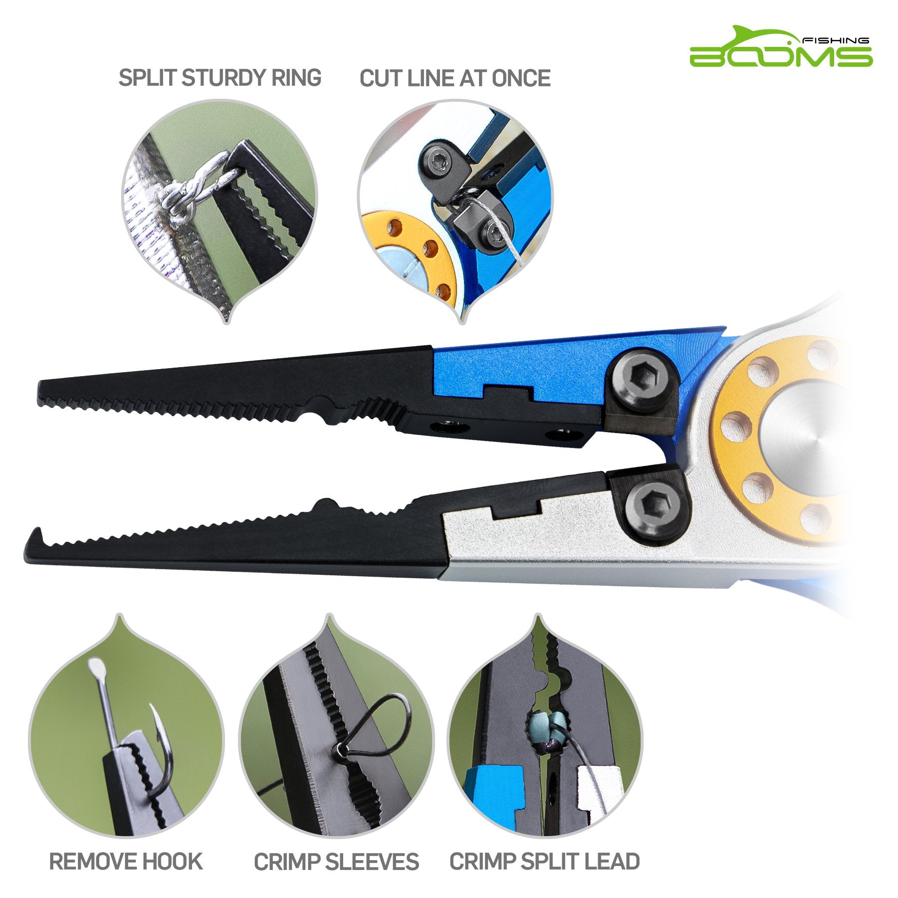 booms fishing wc3 hook cutter Booms Fishing X1 Aluminum Fishing Pliers Hook Remover Braid Line Cutti – Good Karma Fishing Tackle